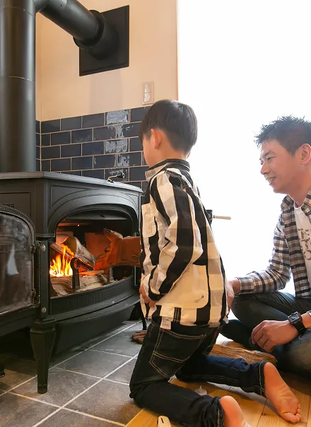 薪ストーブ