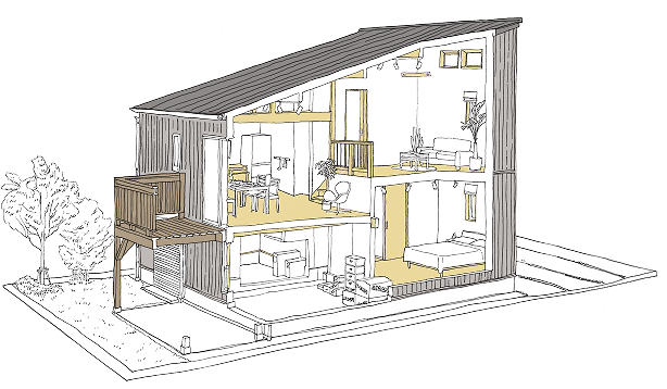 断面図