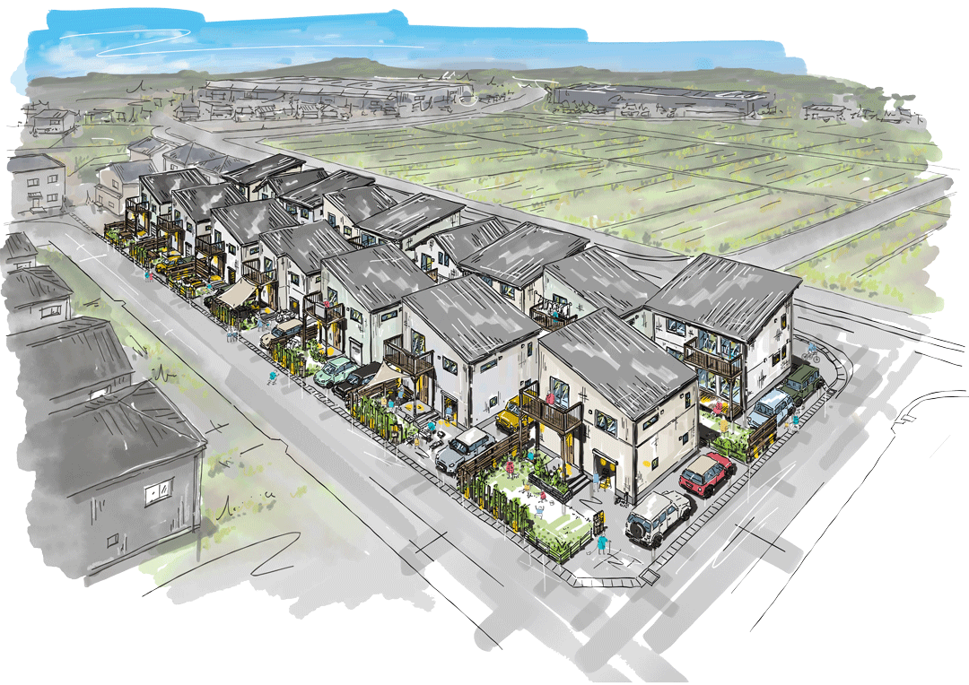 Local Village EIGHT BinO MIYOSHI（第1期販売区画）