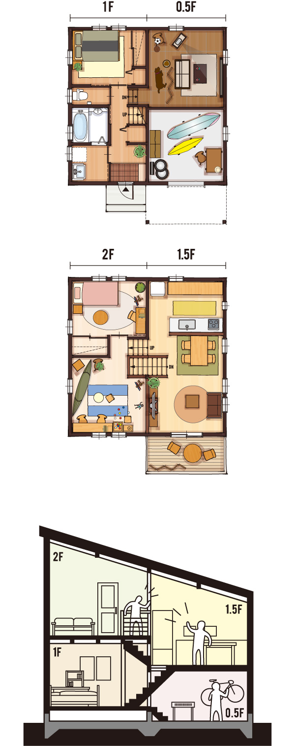 プラン間取り図