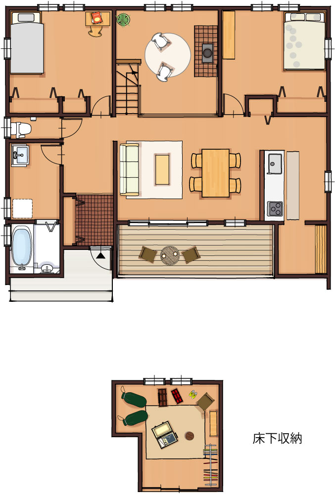 プラン間取り図