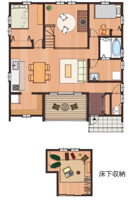 プラン間取り図