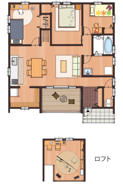 プラン間取り図